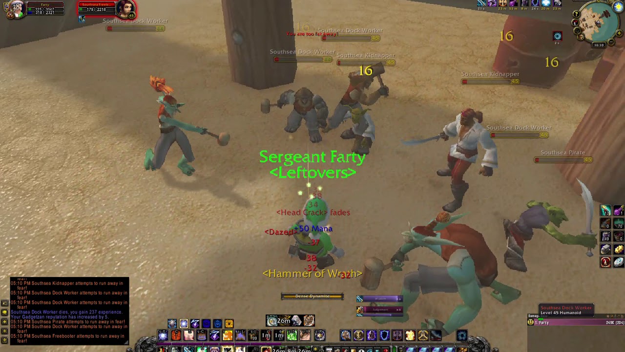 Paladin lvl 47 aoe grind pt  2