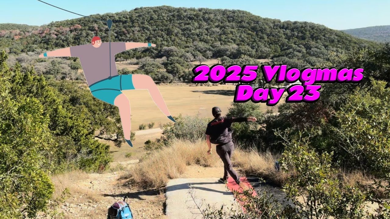 23-й день Vlogmas 2025 | Поле для игры в диск-гольф Zip Disc