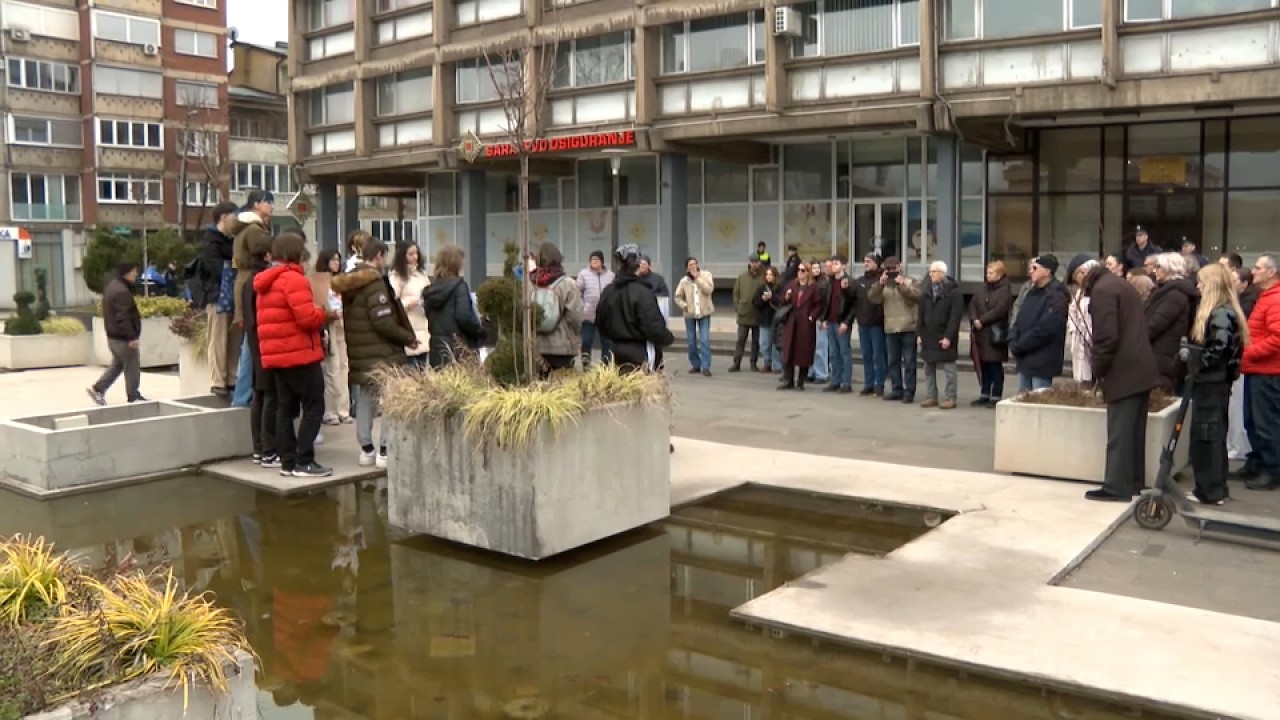 Mali broj građana Zenice na protestima
