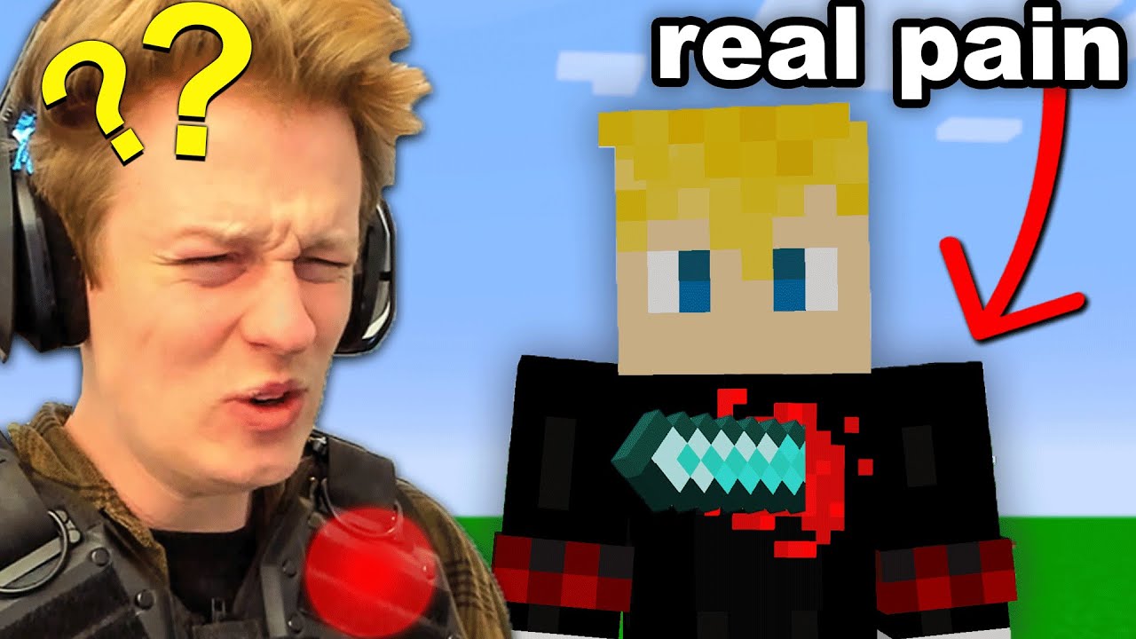 I Fooled my Friend with a Real Life Pain Mod on Minecraft...
