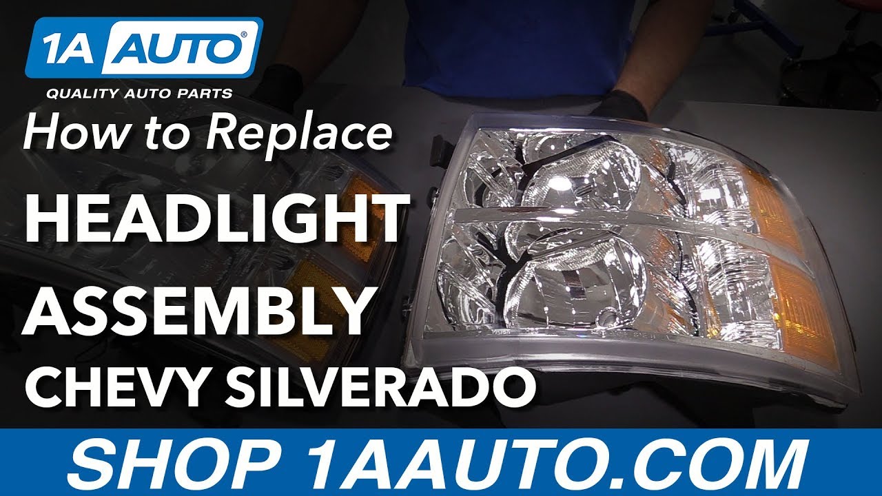 How to Replace Headlights 07-13 Chevy Silverado