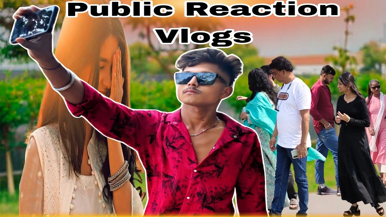Public Reaction Vlogs 😋 !!  Public Mein Vlogs Gujarat Ka