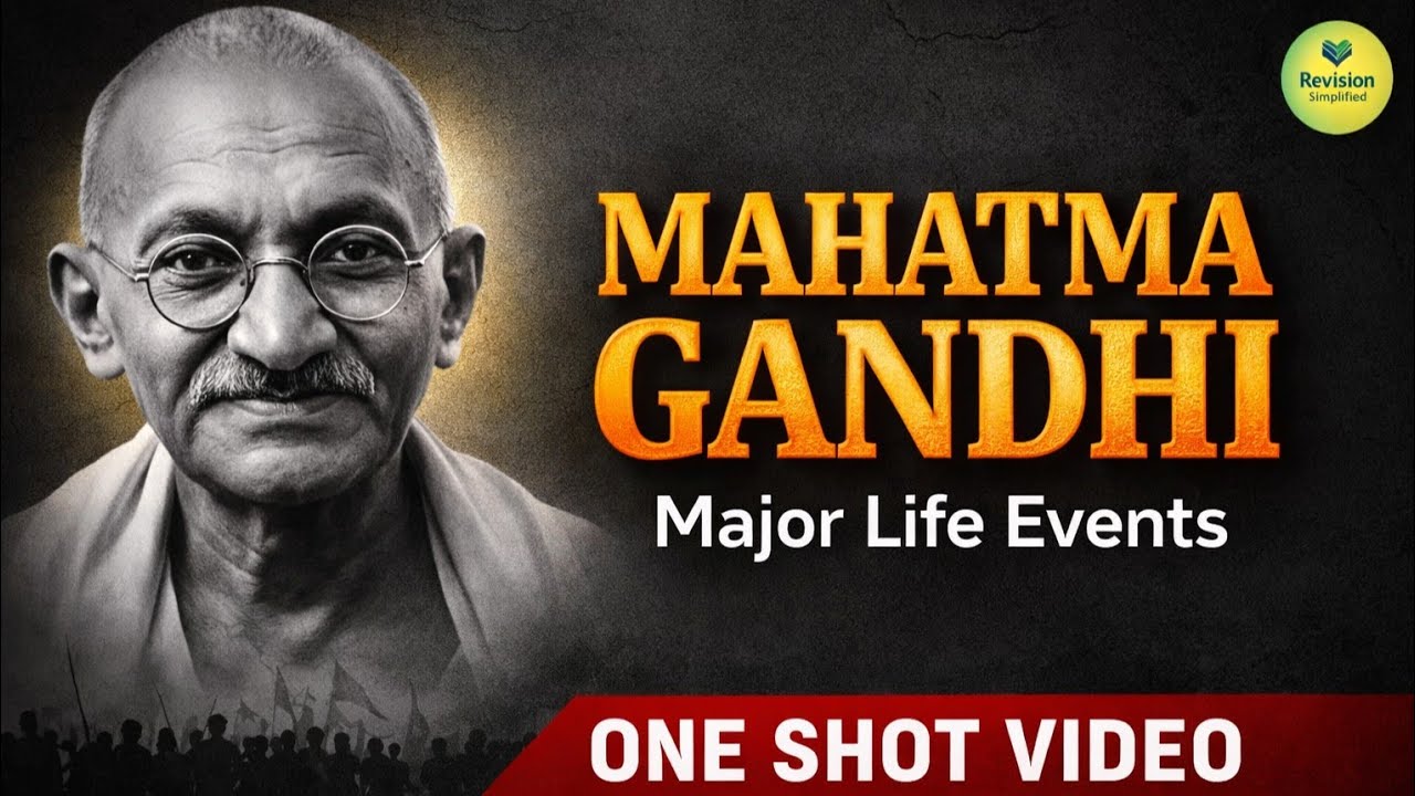 Mahatma Gandhi Full Life Story in One Shot 