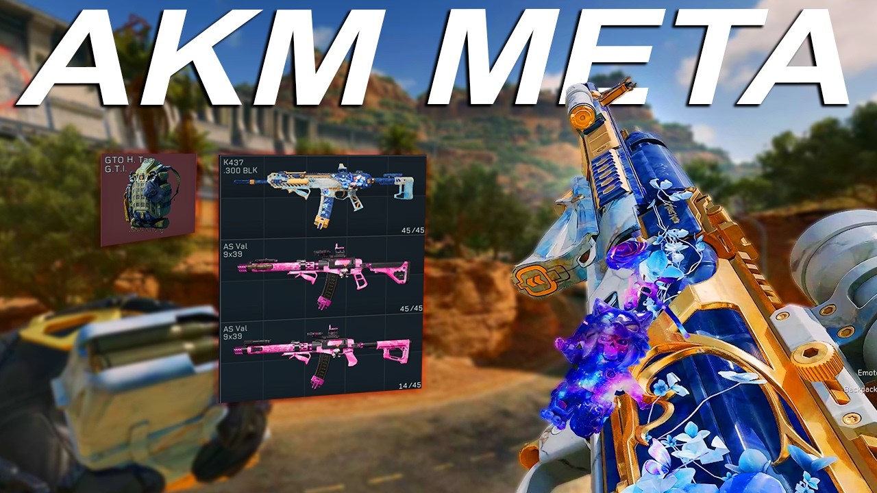 This new AKM Meta with D-wolf on Zero Dam is so Good | KaKaGamester