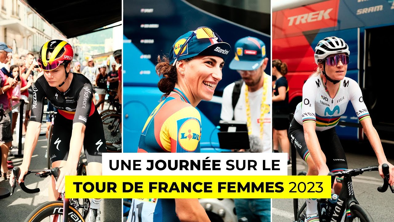 Une journée sur le départ du Tour de France Femmes à Clermont-Ferrand 💛