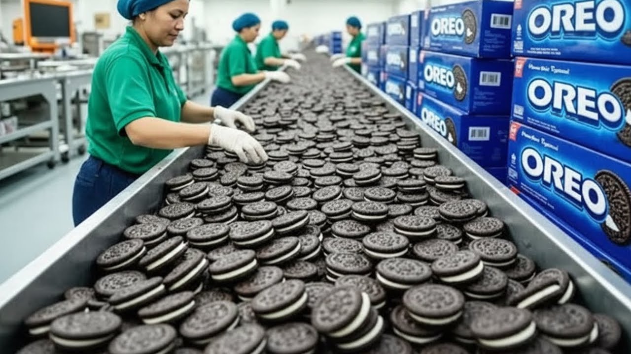 Oreo Cookies Manufacturing Process | Inside a Modern Factory