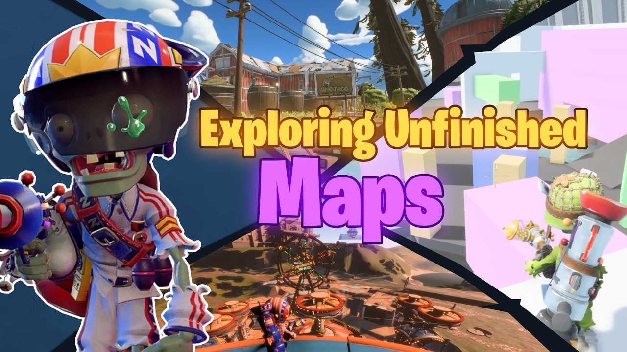 Exploring Unfinished Maps in Plants vs. Zombies: Battle for Neighborville