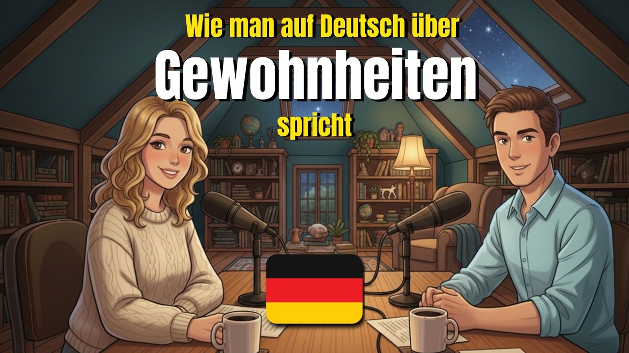 Wie man auf Deutsch über Gewohnheiten spricht | German conversation exercise (A1-A2)