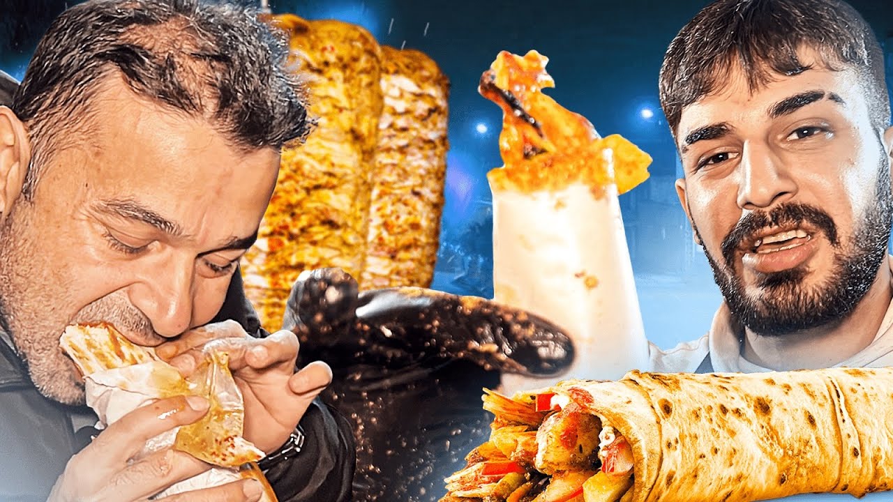 Турецкая куриная шаурма - ресторан Night Doner - уличная еда