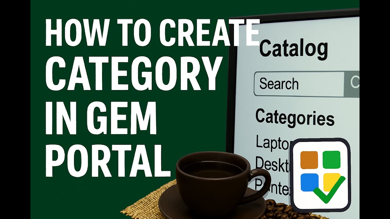 How to Create New Category on GeM | New Category on GeM | Category Creation | New Category in GeM