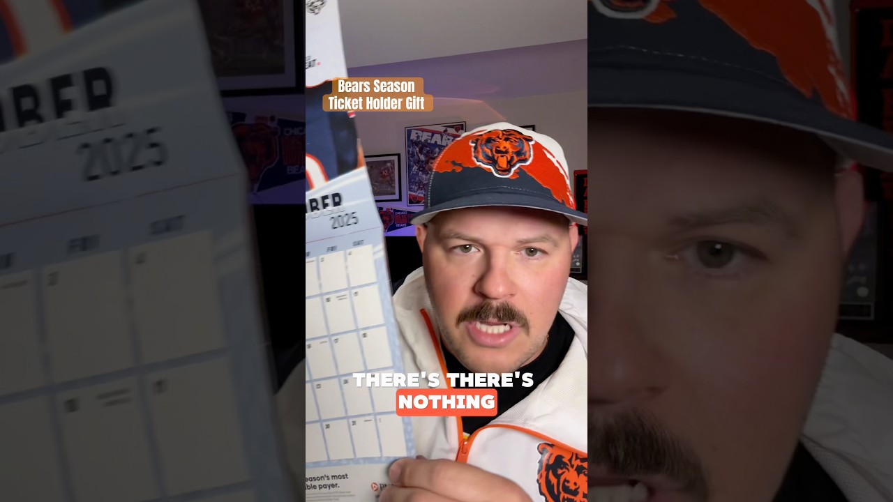 Chicago Bears season ticket holder gift stinks this season. #clawsupbeardown