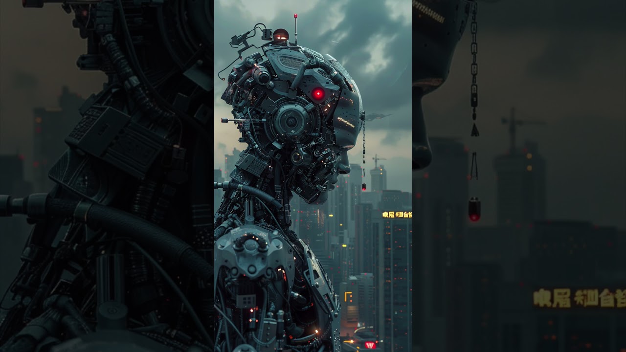 City Cyberbots 3026 #cyborg #portrait #cyberpunk #future #citylife #scifi #techno #electronicmusic