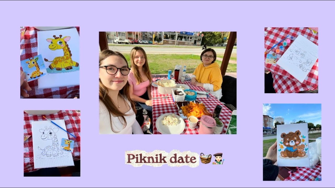 3 Beslenme ve Diyetetik öğrencisi ile piknik date 🧺| Bolca aksilik 🥲 ve tuvallerimiz 👩🏻‍🎨