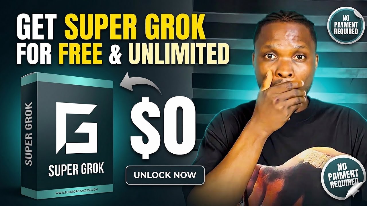 How  I Got Super Grok For FREE (100% free and  unlimited)
