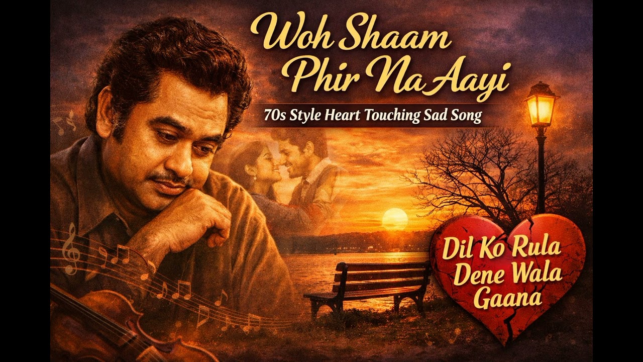 ✨ “Dil Ki Khamosh Dastaan | 70s Evergreen Sad Song | Kishore Kumar Style Soulful Melody”