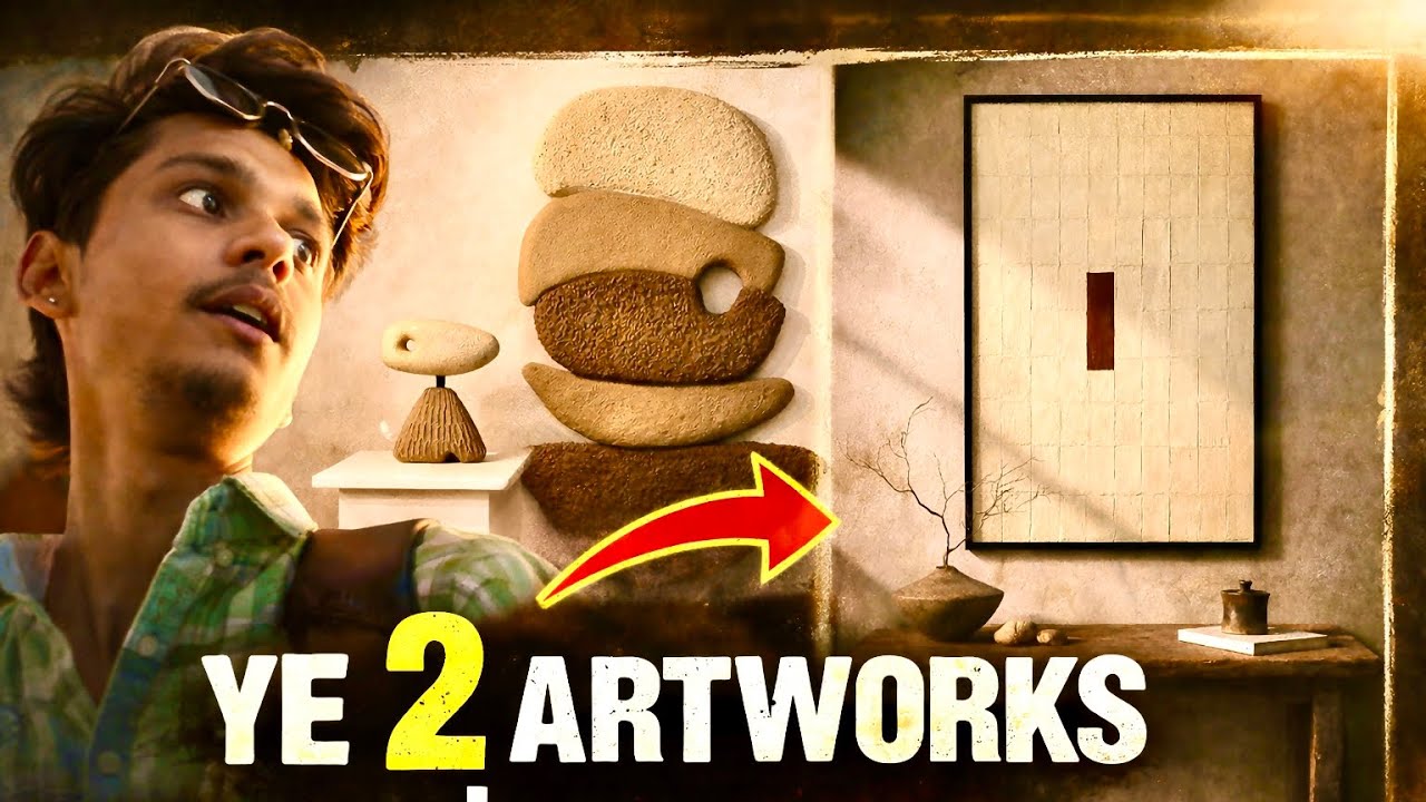 Day 04 | Ye 2 Artworks Banaye 😱 | Minimal Art Experiment | Artist Daily Vlog