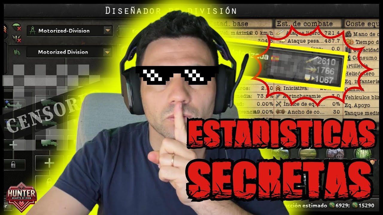 ¡No Sabías Estas Estadísticas Secretas en HOI4!