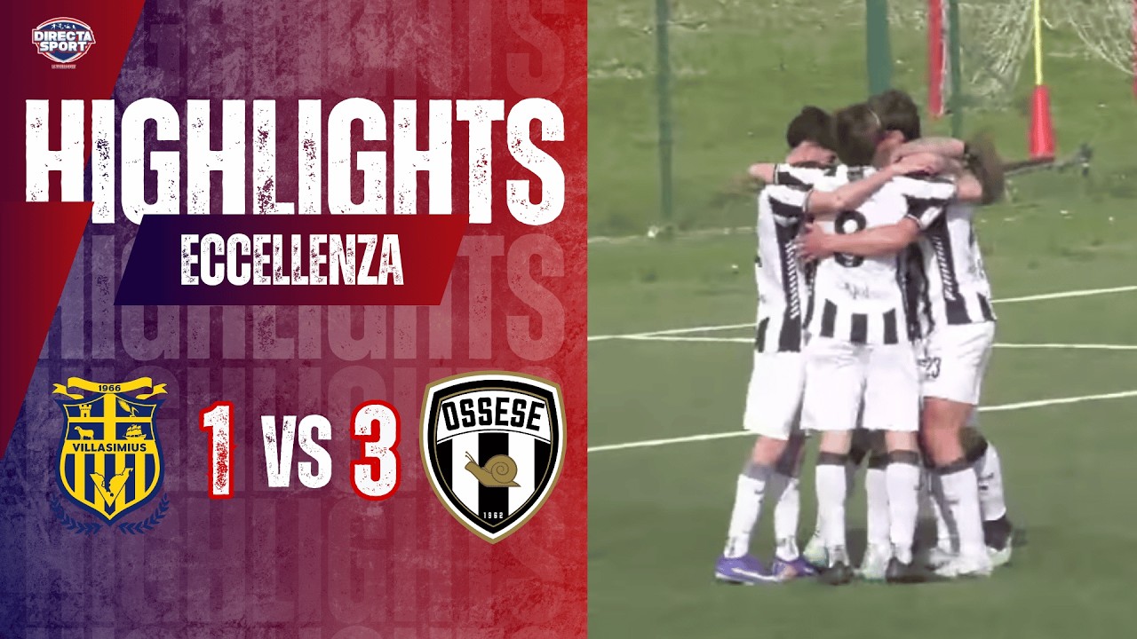 Calcio Eccellenza - Villasimius-Polisportiva Ossese 1-3 (Highlights)
