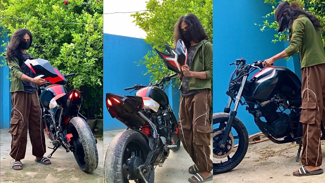 Yamaha fz transformed into street fighter/ Yamaha /fz /fzs