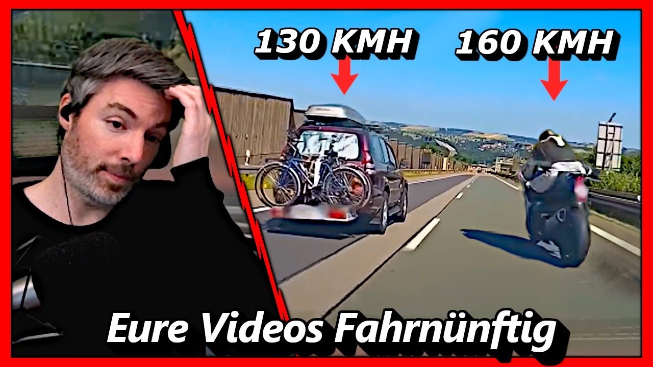 Mit 160 KMH ÜBERHOLT 💨 ... wie DUMM & GEFÄHRLICH 😲 Dashcamvideos - Tickno Reaktion