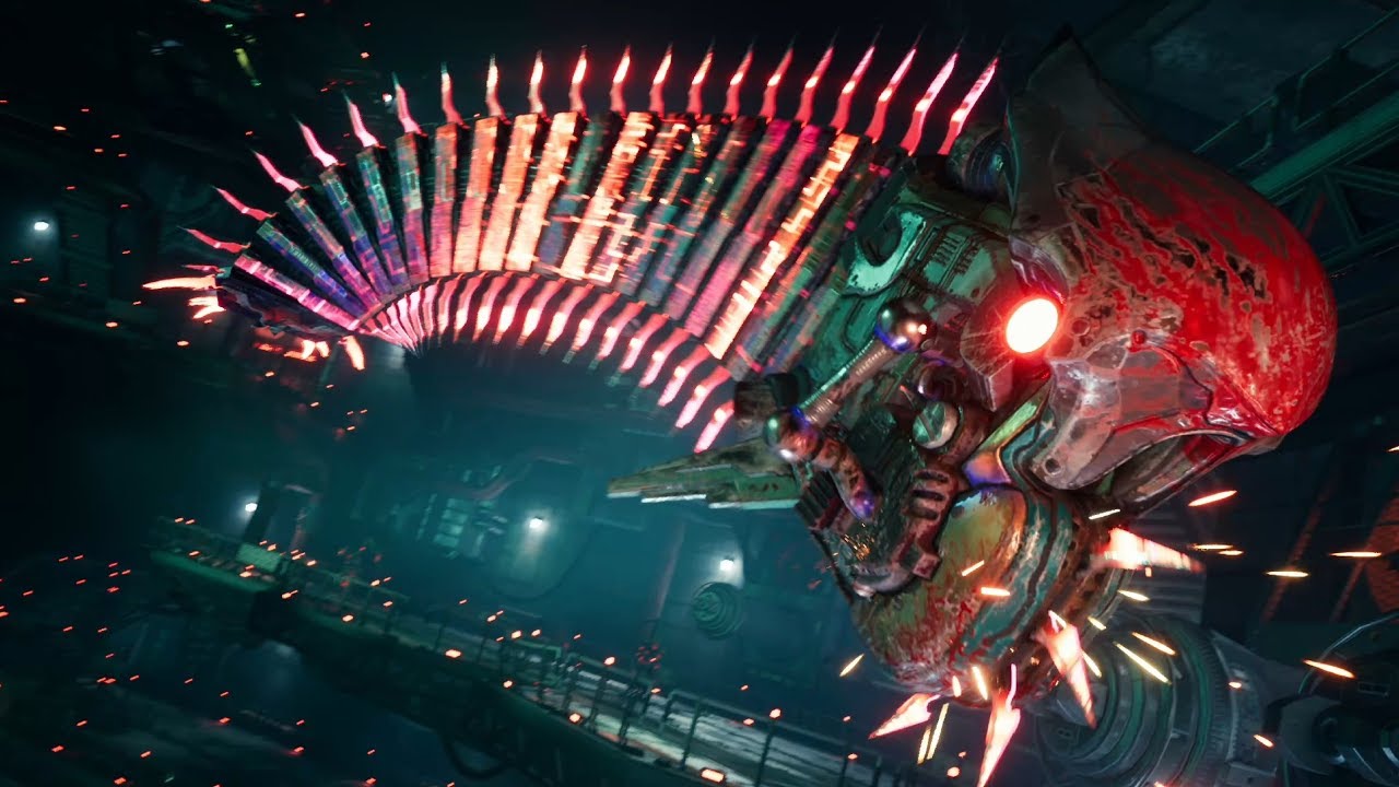 Final Fantasy 7 Remake - Swordipede Boss Fight