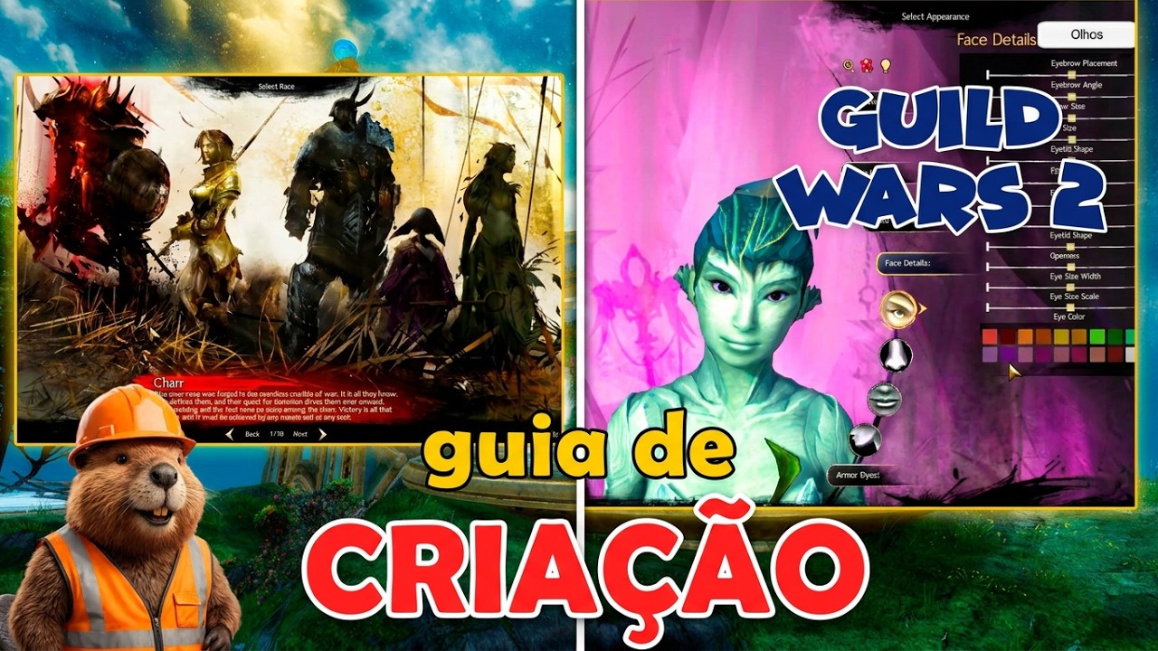 Guild Wars 2 - Criação de personagens