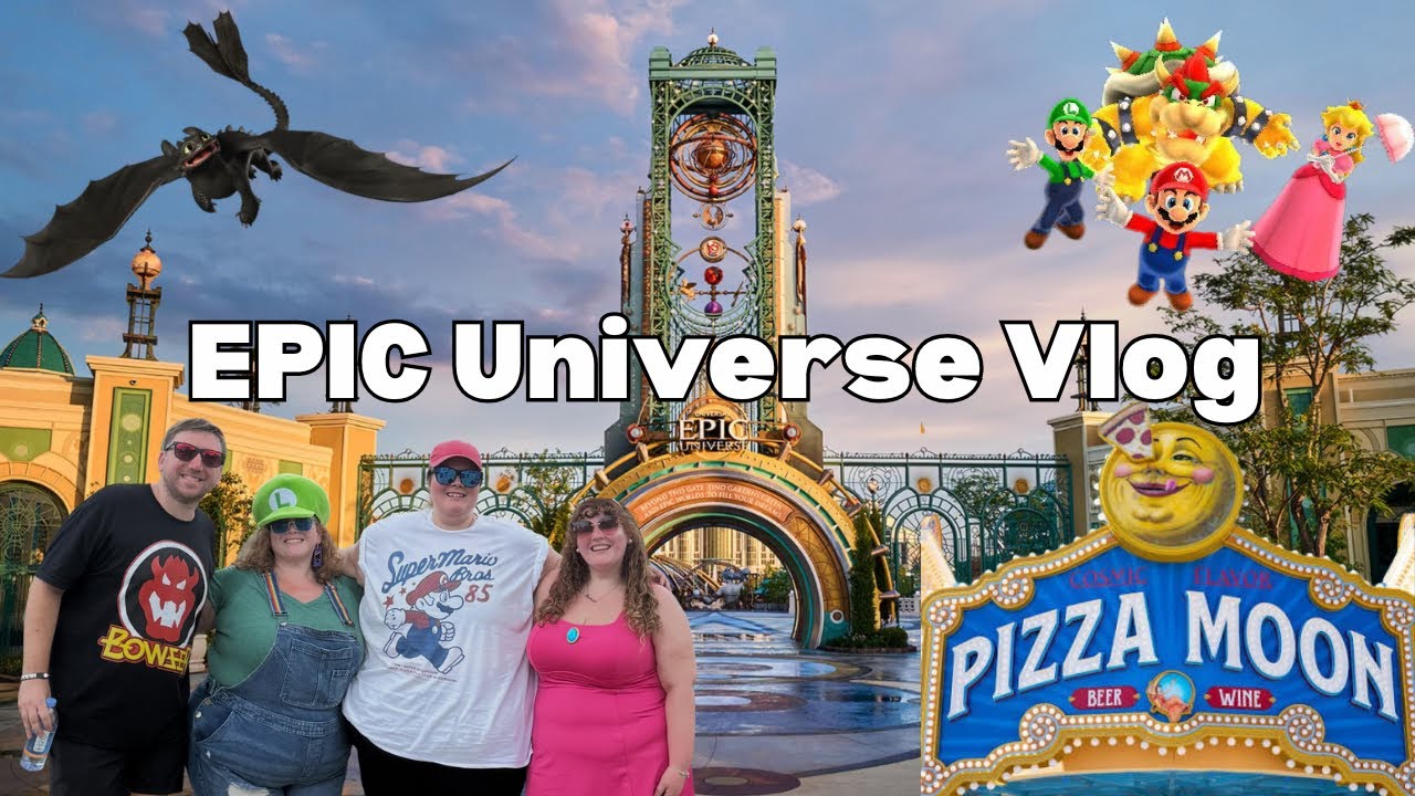 Come with us on our first visit to Epic Universe! 