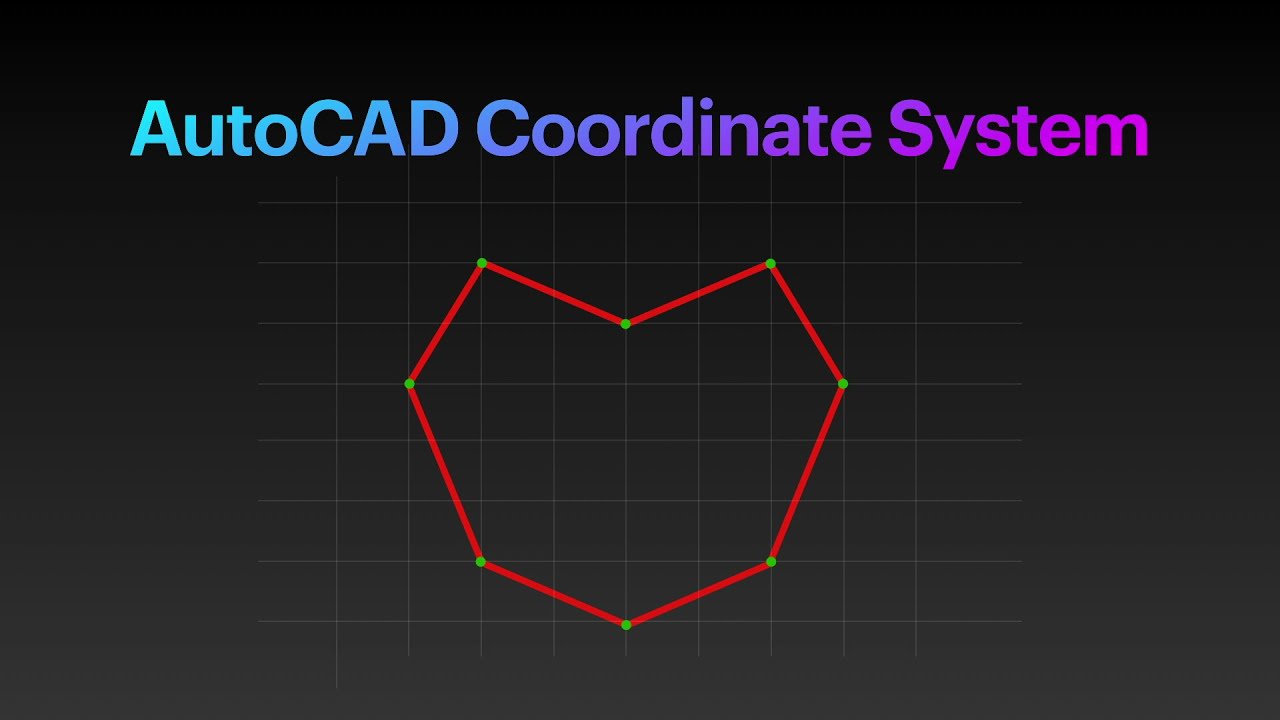Learn the Different AutoCAD Coordinate System