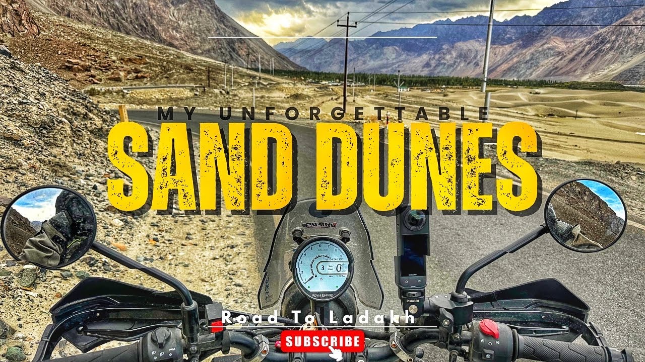 One Ride, Two Worlds | From Khardung La to Nubra’s Sand Dunes 🏍️🔥