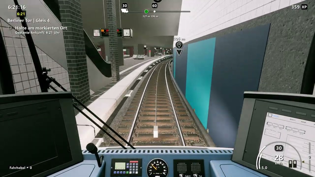 Subway Sim 2 - Mit der Hamburger U3 Von Wandsbek Gartenstadt Zur Barmbek #23
