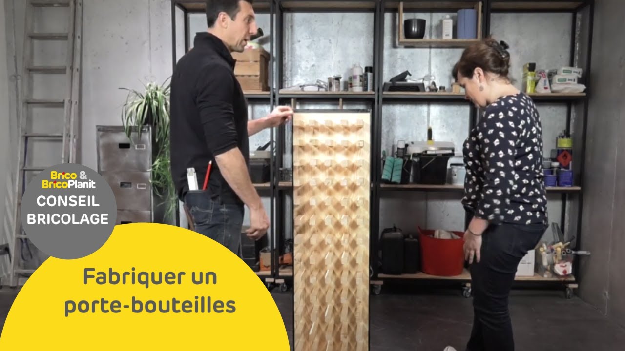 Fabriquer un porte-bouteilles
