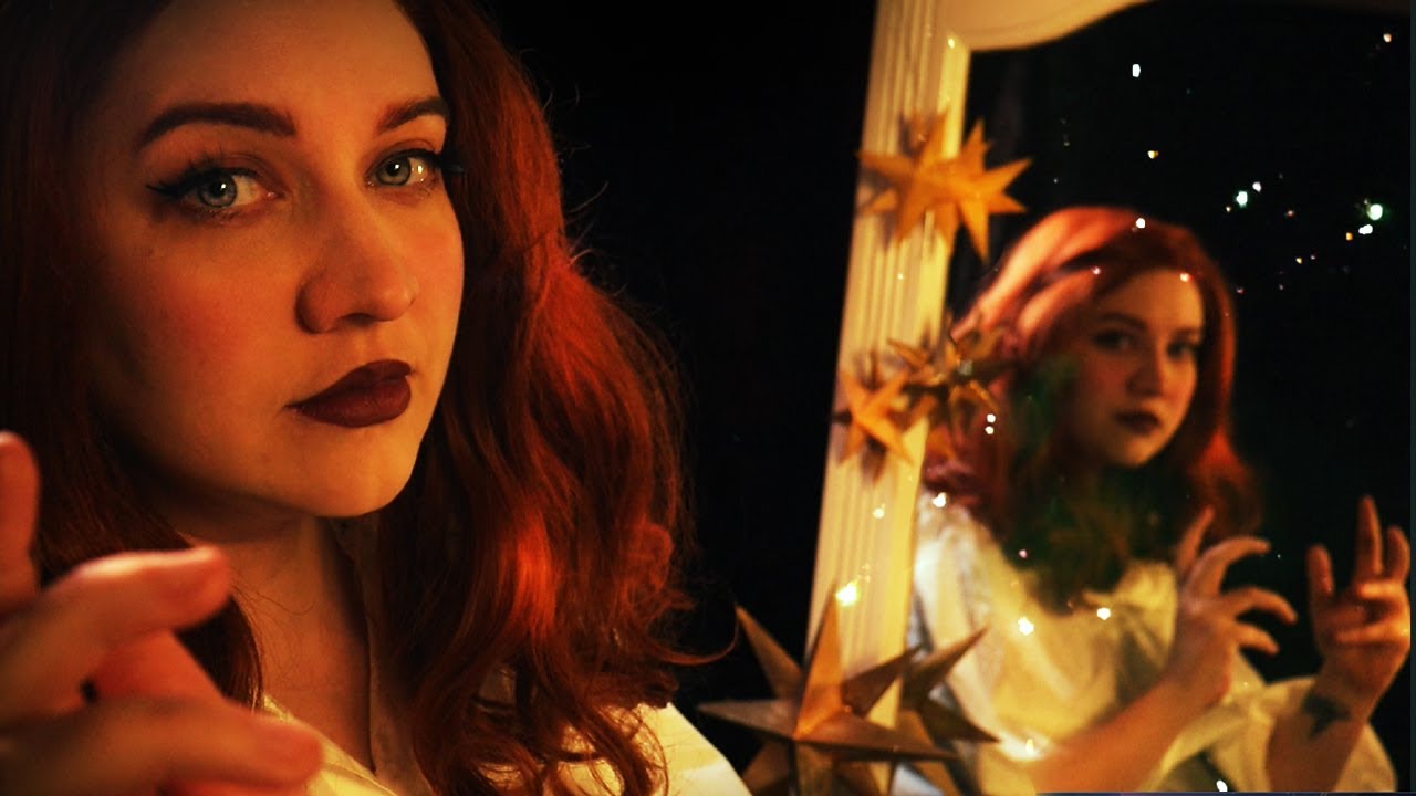 ASMR / Gentle Witch helps you sleep (Scalpmassage, Mirrored Face Touch, Personal Attention, etc)