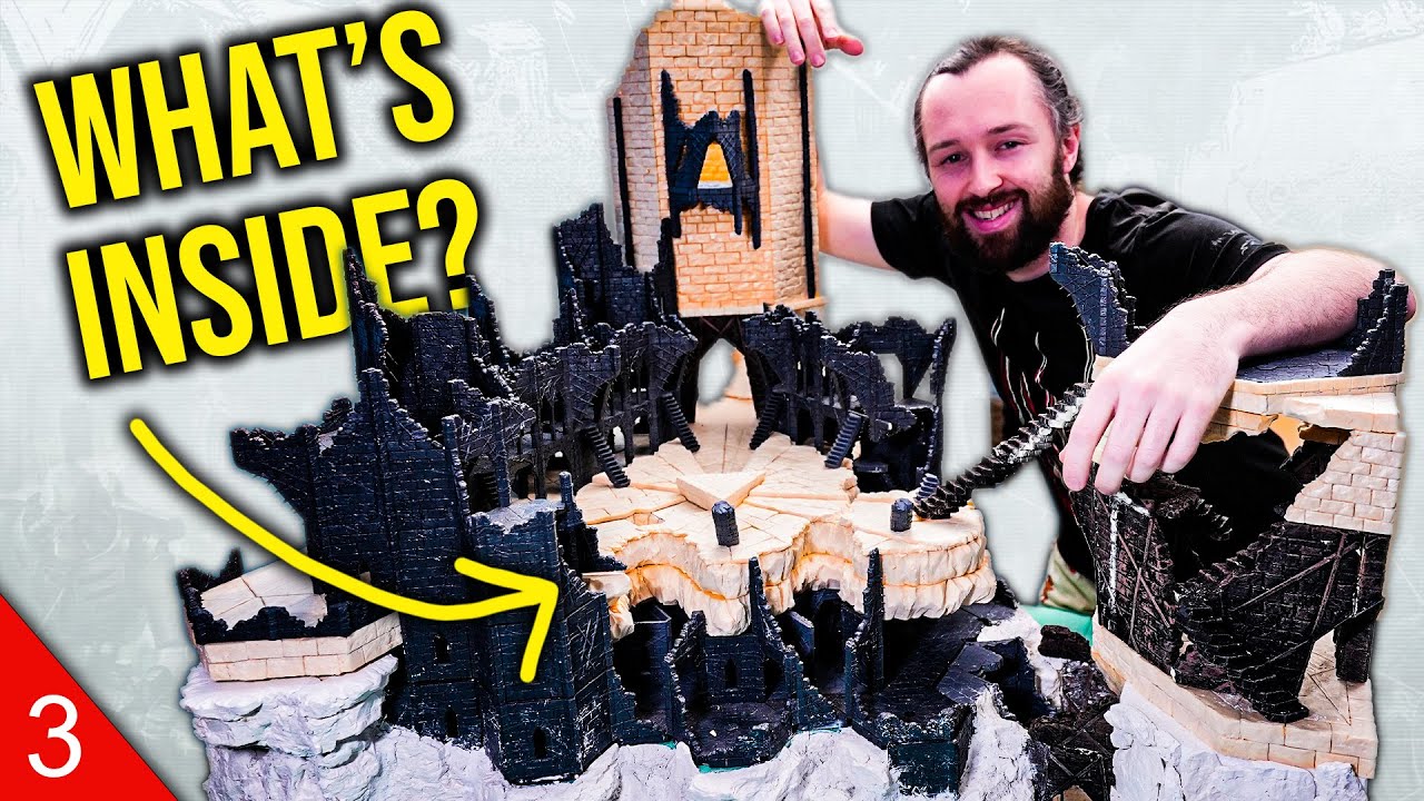 I made Sauron's Fortress into a MASSIVE Warhammer Diorama! | Lord of the Rings Dol Guldur [3]