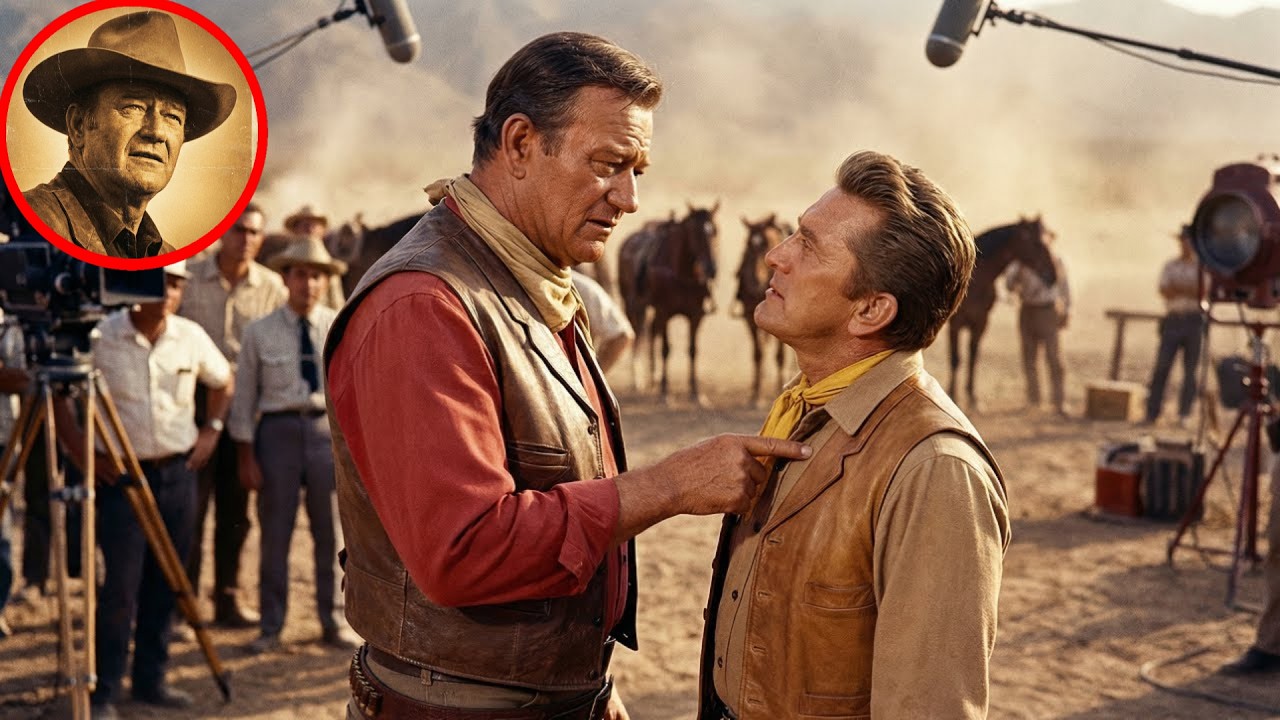 When Kirk Douglas Showed Up Late, John Wayne's Revenge Shocked Everyone