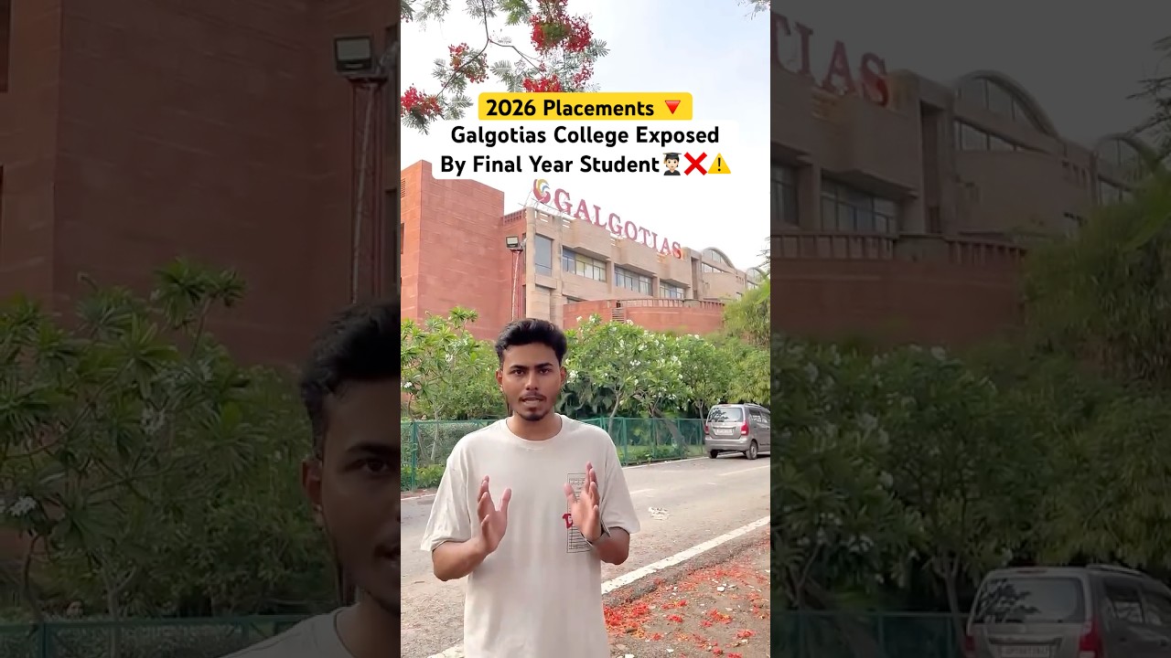Galgotias College 2025 🎓🤐 Honest Review | Fees, Placement, Campus Life, Campus Tour | Btech 🤯