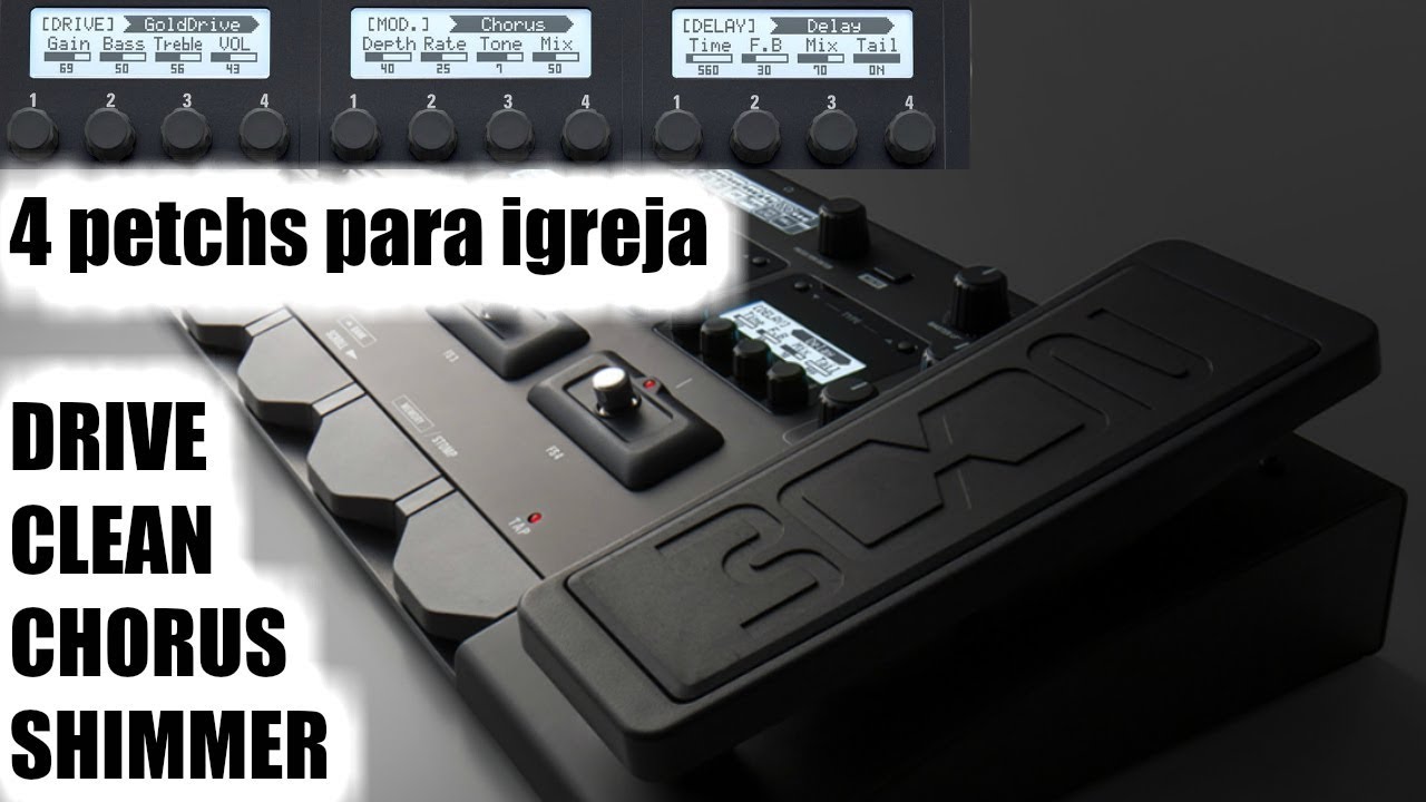 4 Patches fantásticos para usar na igreja ZOOM G5N/G3N