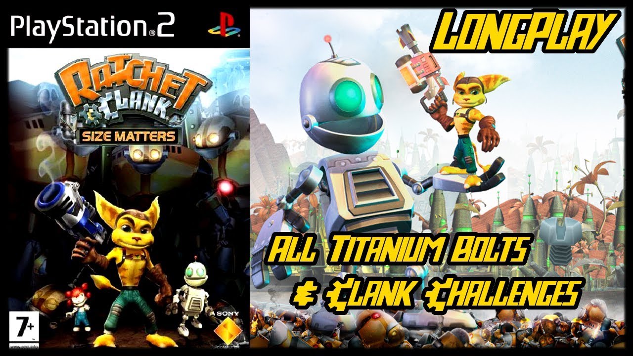 Ratchet & Clank Size Matters - Longplay (All Titanium Bolts/Clank Challenges) Full Game Walkthrough