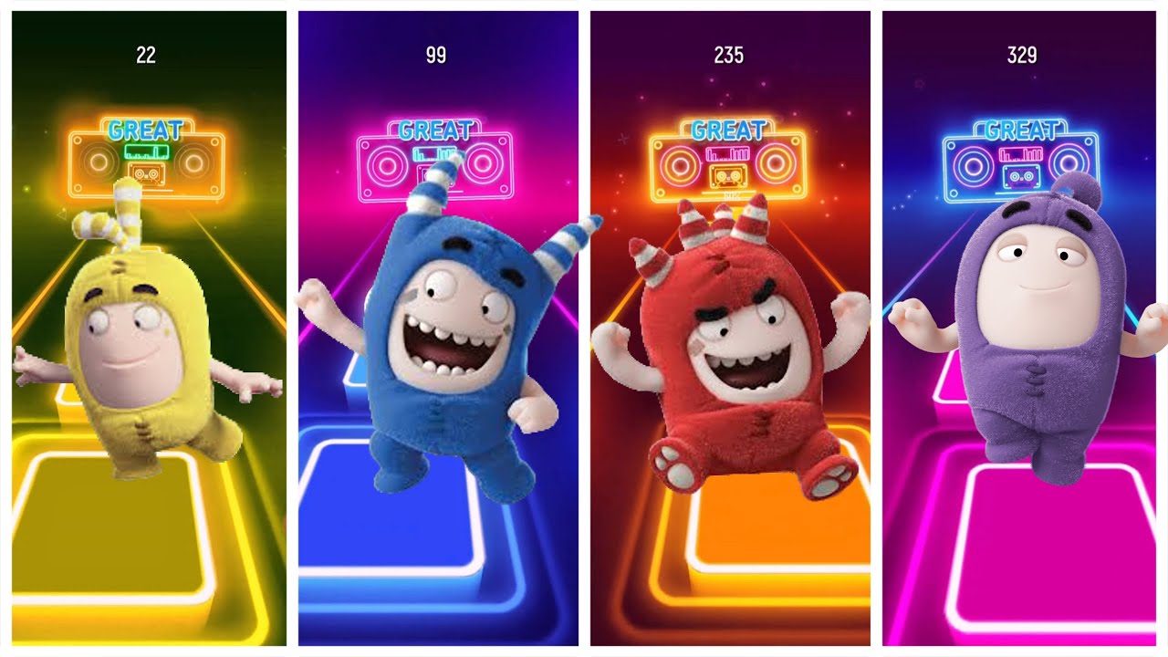 💥 Fuse and Pogo Jump to the Beat in Tiles Hop! 🎶