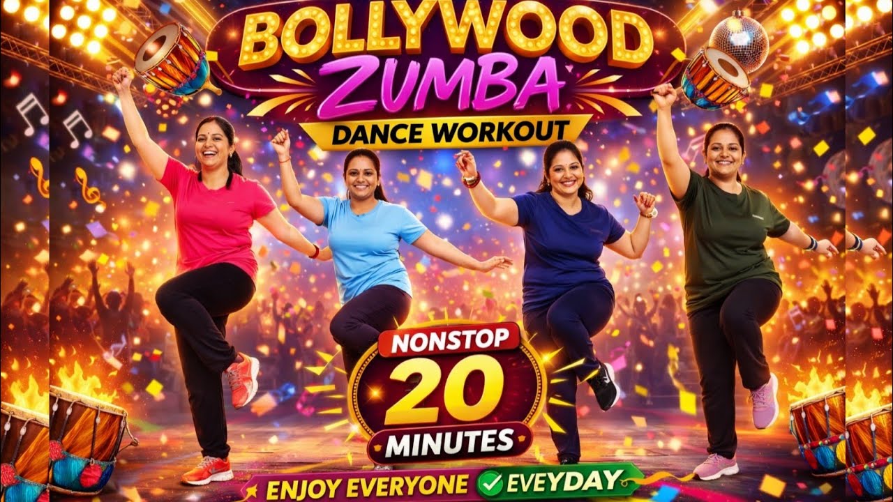 Nonstop | Bollywood Zumba Dance Workout |  Fun Fitness | Enjoy Every Day Every Moment 🕺💃🔥