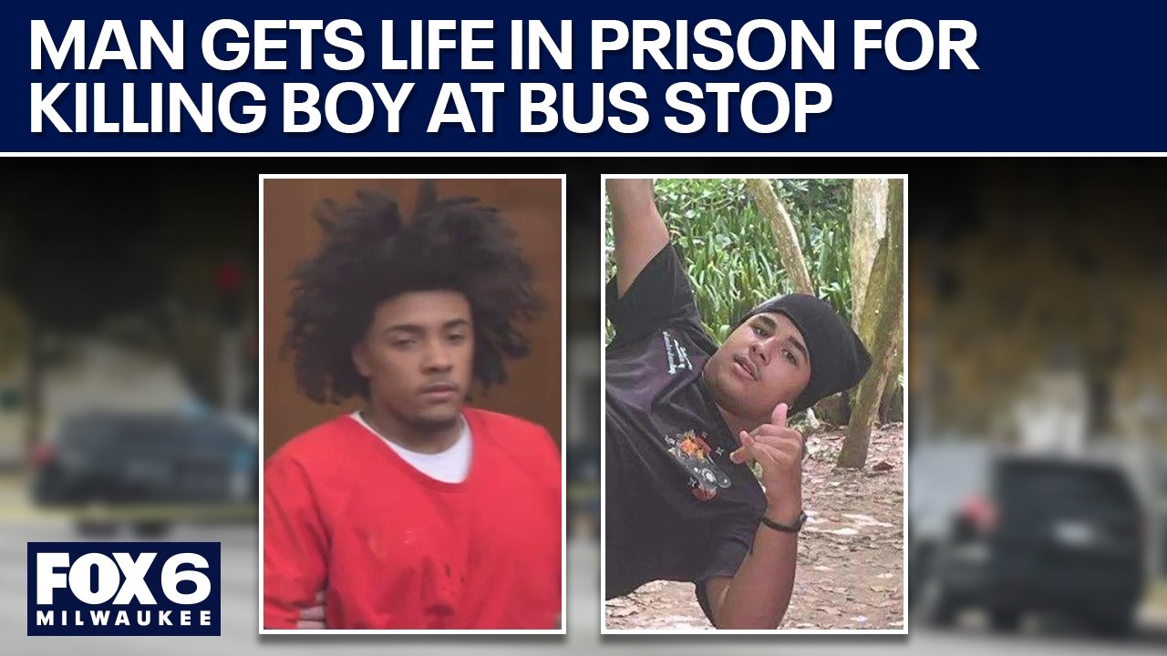 Boy killed at Milwaukee bus stop, man sentenced to life in prison | FOX6 News Milwaukee