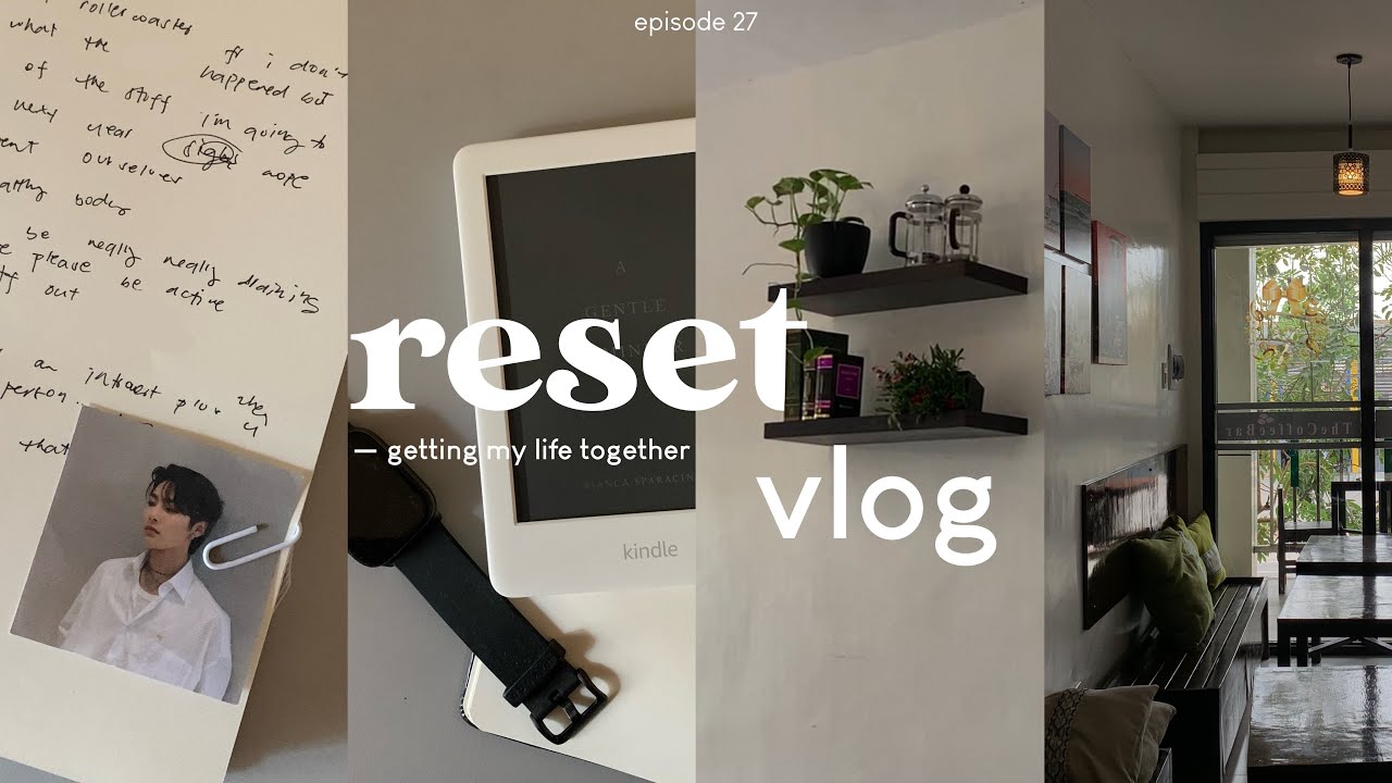 2023 reset vlog: getting my life together 🧤surviving college finals, goal setting, etc! (ph)