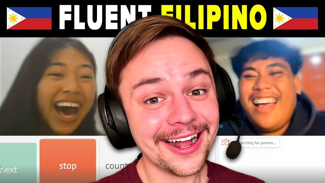 Speaking FLUENT FILIPINO with Strangers on Omegle!