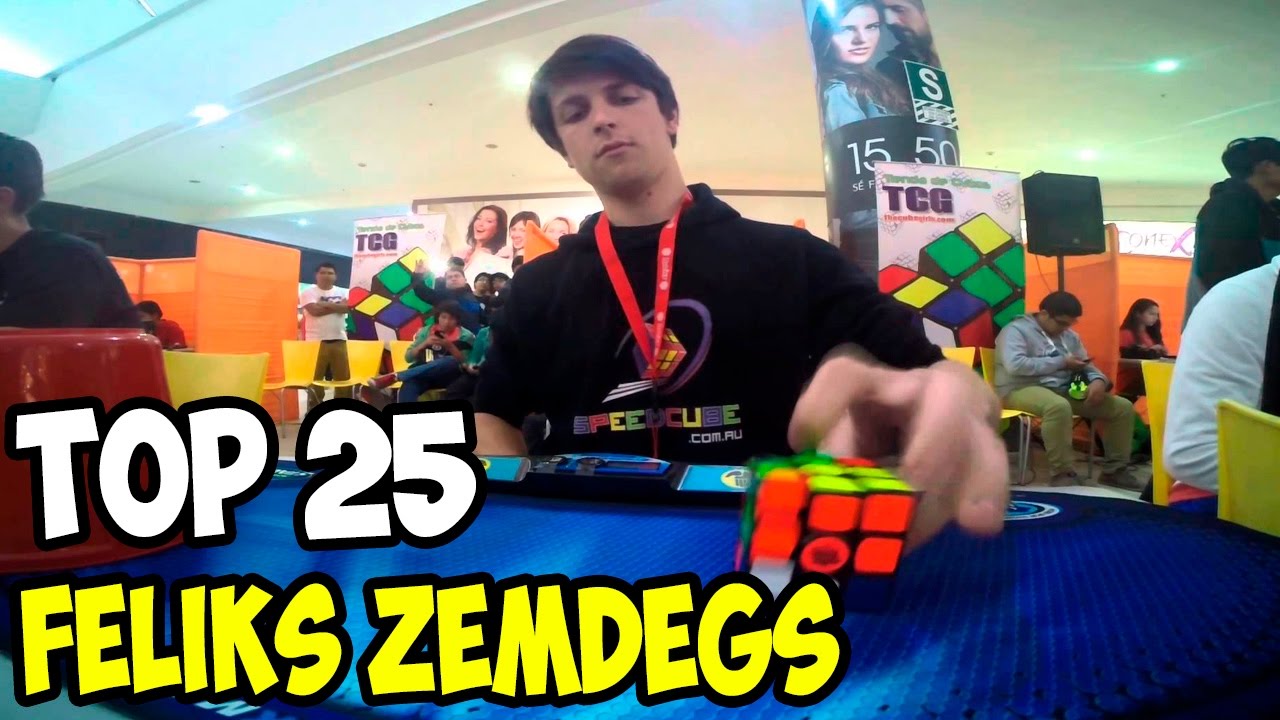 Top 25 of Feliks Zemdegs 3x3  2016
