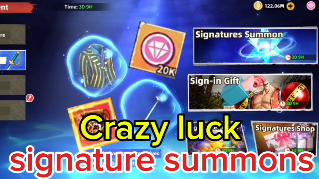 Chasing legend Hawkeyes sigs - Signature summons | OP : Sailing Kingdom 