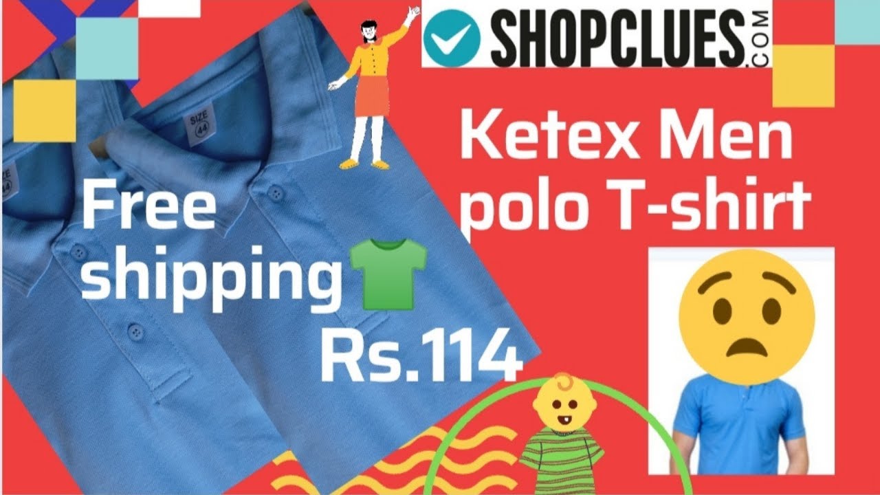 ketex men skyblue polo tshirt at shopclues Rs.114 #ketexshirts #polotshirtsshopclues #flyingskies1