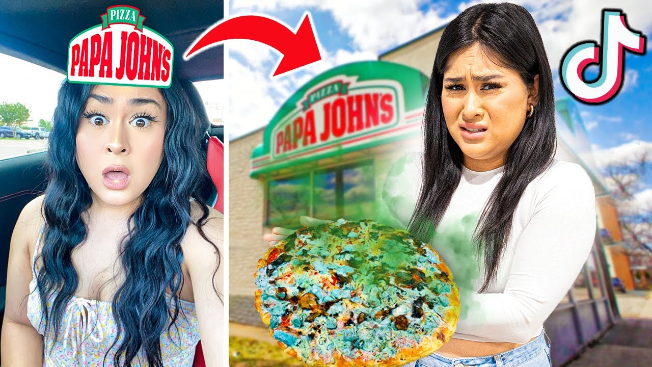 Letting TIKTOK FILTERS Decide What I Eat for 24 HOURS!!