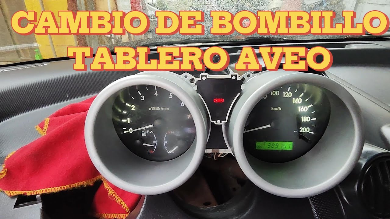 LUCES TABLERO AVEO