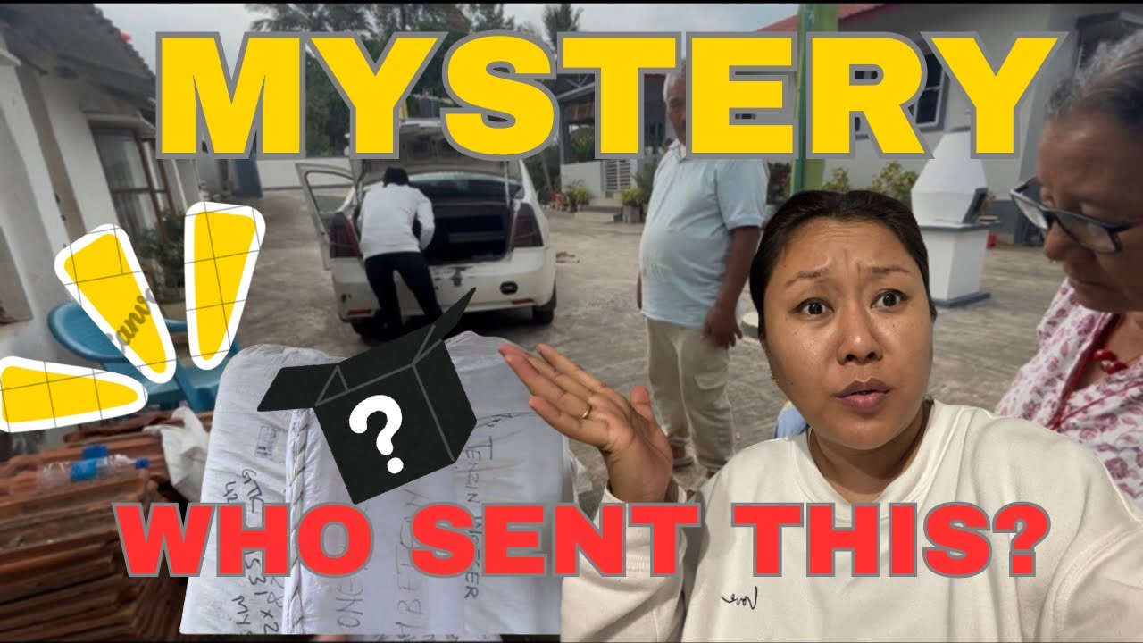RECEIVED A HUGE MYSTERY BOX || Guess who sent this?? #unboxing #UNBOX Tibetan Vlogger | Derab woeser