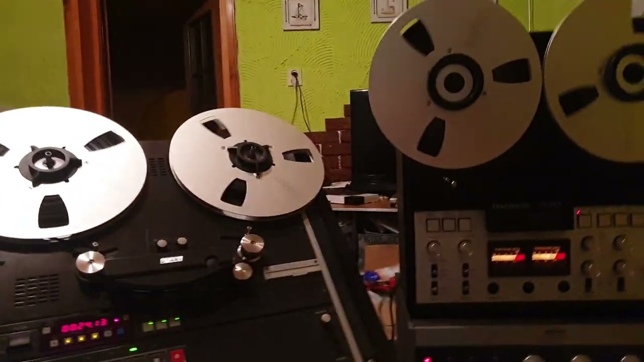 Otari mx 55 2track, tandberg TD20A 2 track ,revox b 77mk2 - prezentacja