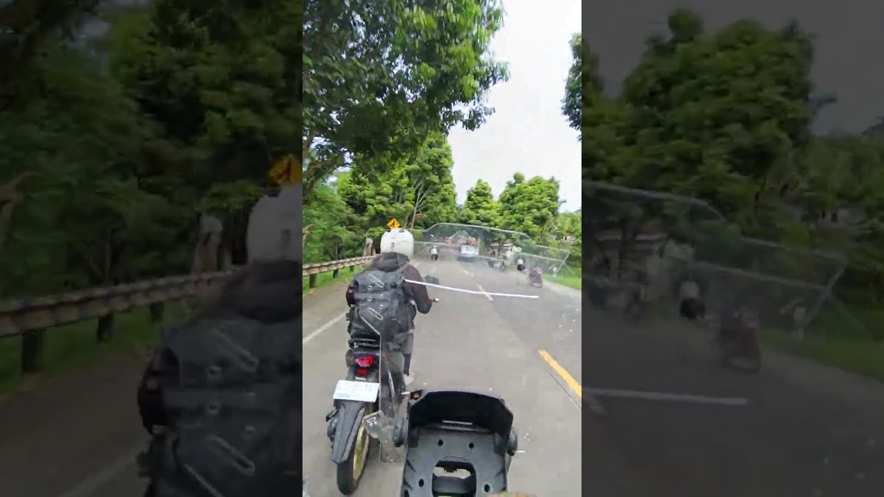 Duo black beat otw kuningan - bandung via selatan 😁 #fypシ #jalanyangjauhjanganlupapulang #hondabeat 